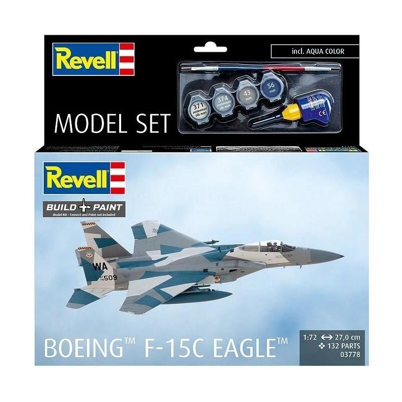 Model De Plástico Boeing F15c Eagle 1:72 Kit