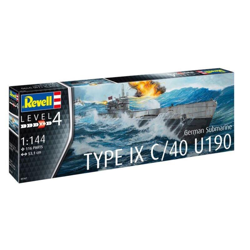 Model De Plástico German Submarine T.Ix C/40 1/144