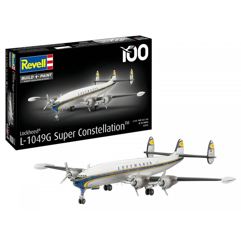 Model De Plástico Lockheed L.1049g Super Constellation Lufthansa
