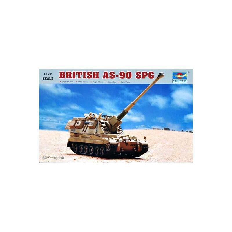 Model Plastikowy British As-90 Spg