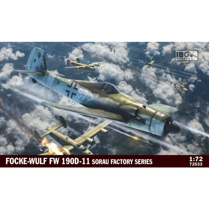 Model Plastikowy Fw 190 D11 Sorau Factory Series 1/72