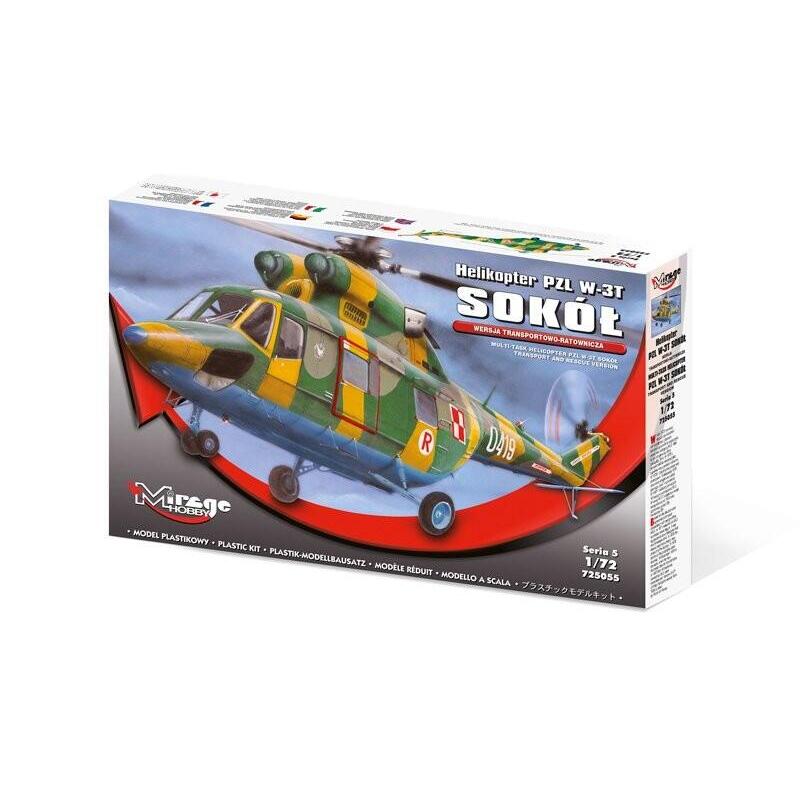 Model Plastikowy Helikopter Pzl W-3t Sokól