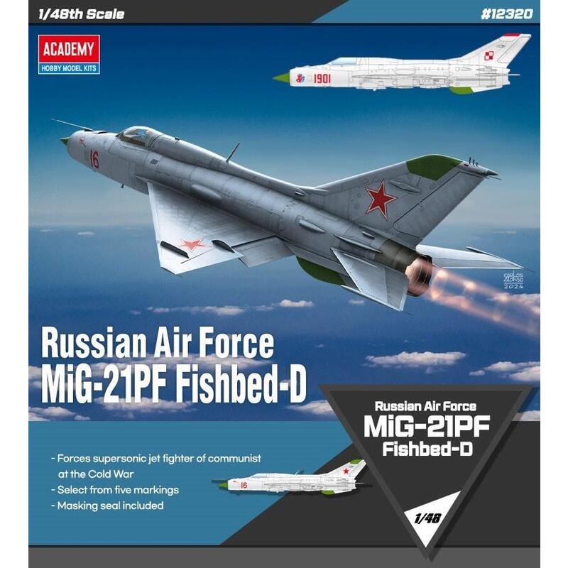 Model Plastikowy Mig-21pf Polskie Malowanie 1/48