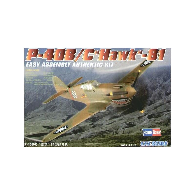 Model Plastikowy P-40b/C Hawk- 81