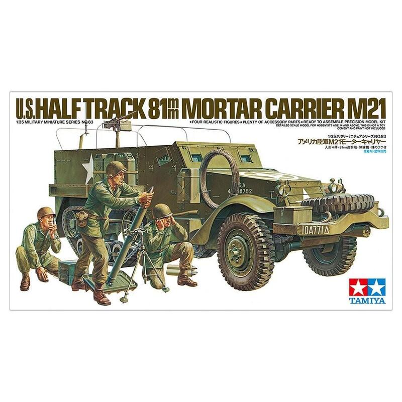 Model Plastikowy U.S. M21 Mortar Carrier 1/35