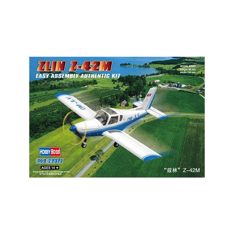Model Plastikowy Zlin Z-42m