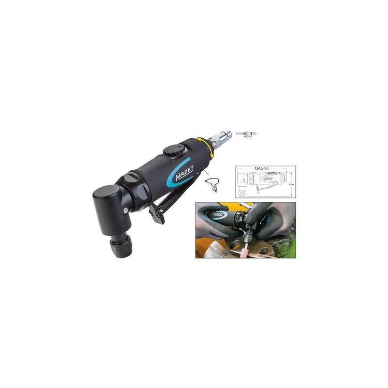 Molinillo De Troquel Hazet, En Ángulo 9032n-5 Negro, De 2.000 Rpm A 20.000 Rpm 9032 N-5