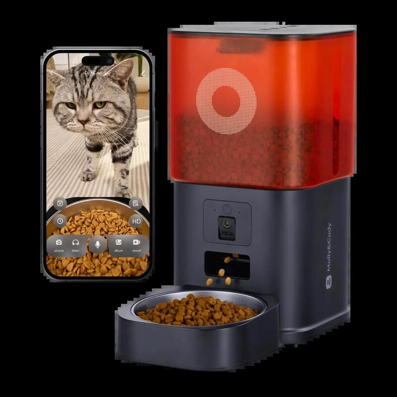 Molly & Cody Smart Feeder 6l App Camera - Comedero Inteligente Con Cámara Para Mascotas