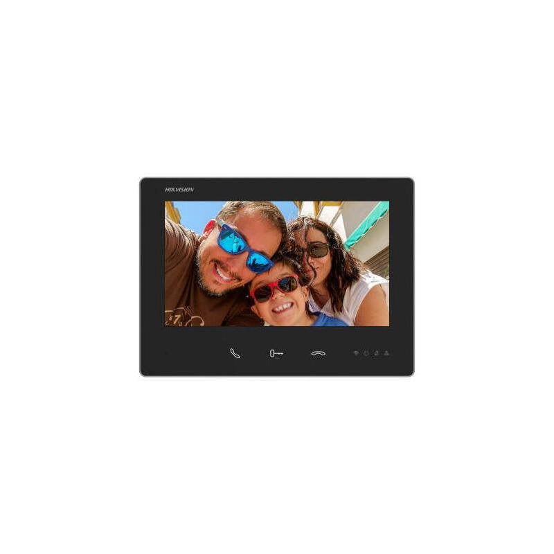 Monitor 2 Hilos Hd De Interior Para Videoportero 7" 4 Botones Wifi 2.4 Ghz. Soporta Hik-Connect
