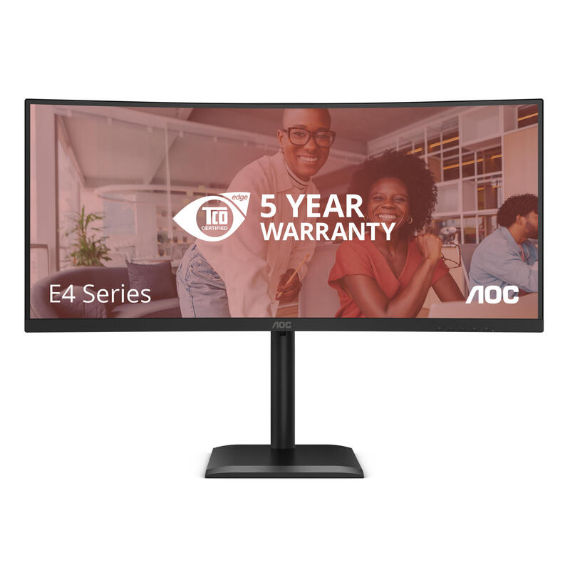 Monitor Aoc 34" Cu34e4cv 21:09 2xhdmi+Dp+Usb-C Curved Blk