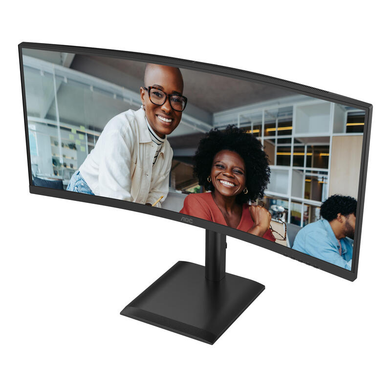 Monitor Aoc 34" Cu34e4cv 21:09 2xhdmi+Dp+Usb-C Curved Blk