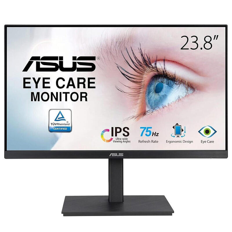 Monitor Asus Va24eqsb 23.8'  Full Hd  Multimedia  Negro