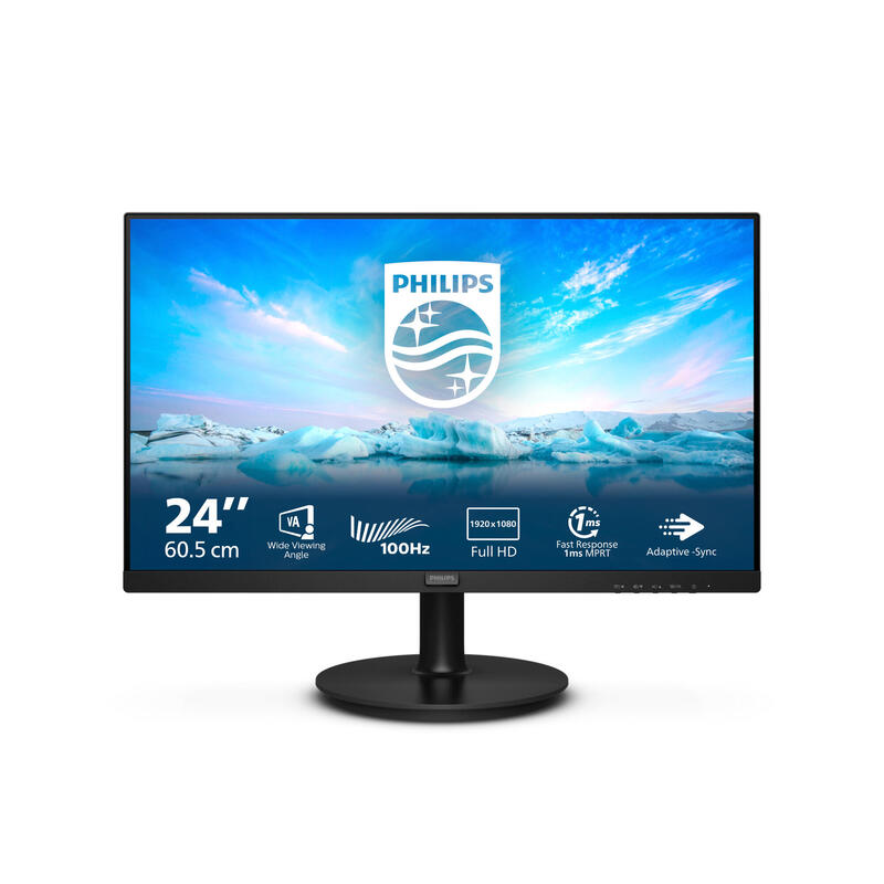Monitor Philips  23.8" 241v8lab Hdmi Vga Altavoces 4ms