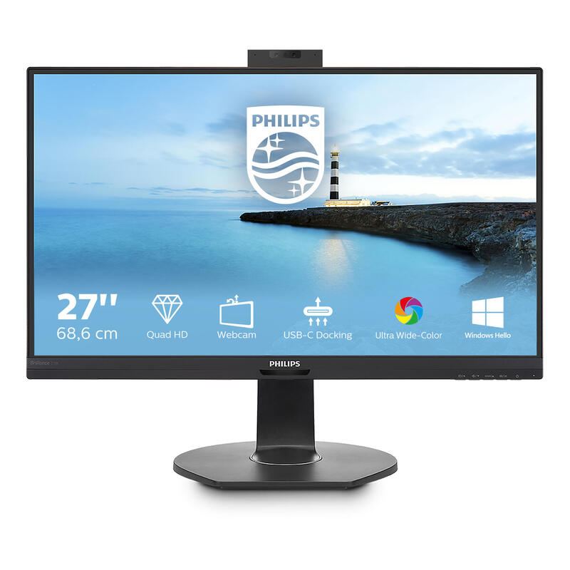 Monitor Philips 272b7qubheb/00 27'' Qhd, Dp/Hdmi/Usb-C, Speakers