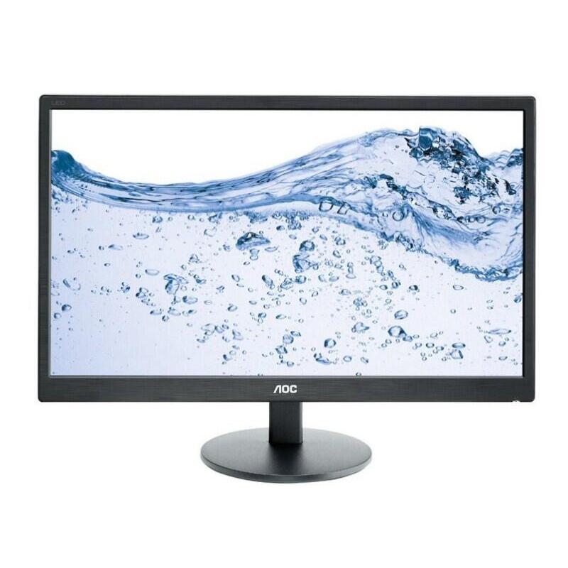 Monitor Reacondicionado 23" Aoc E2370sd Vga Dvi Negro 1 Año De Garantia