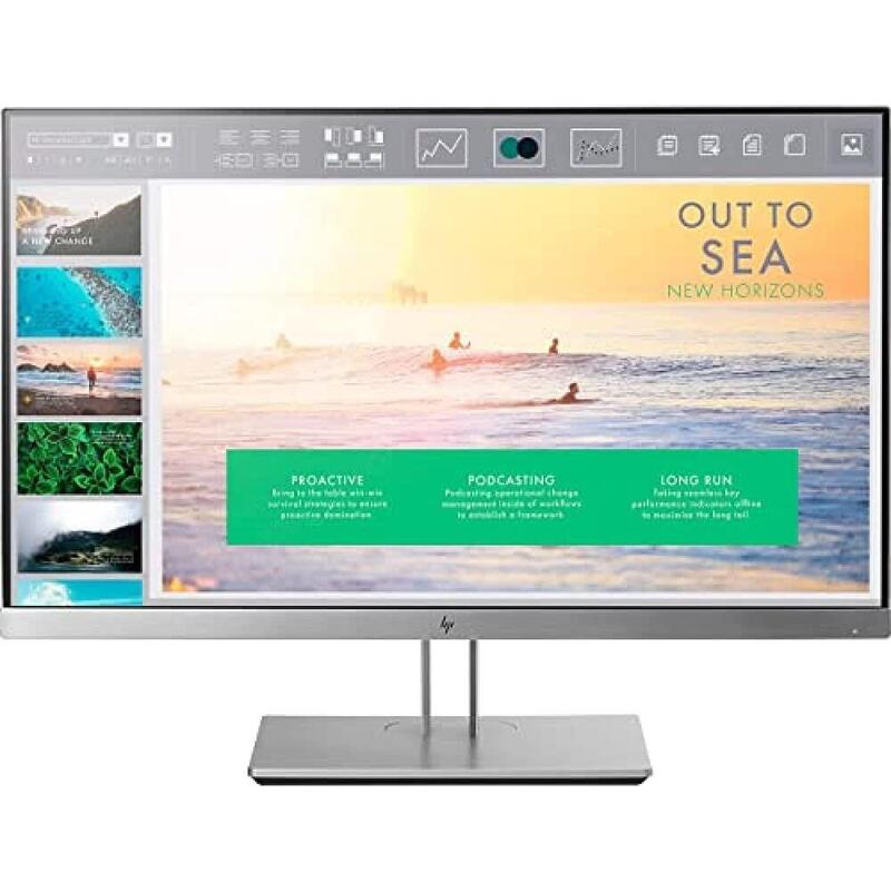 Monitor Reacondicionado Hp 23.8" E233 Hdmi Vga Displayport Fhd Usb3.0 5ms 250cd/M2 18w Taras Esteticas 1 Año De Garantia