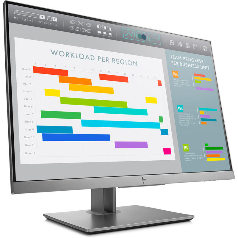 Monitor Reacondicionado Hp 24 E243i Elitedisplay Ips  5ms, 1000:1, Hdmi, Vga, Dp, Silver 1 Año De Garantia