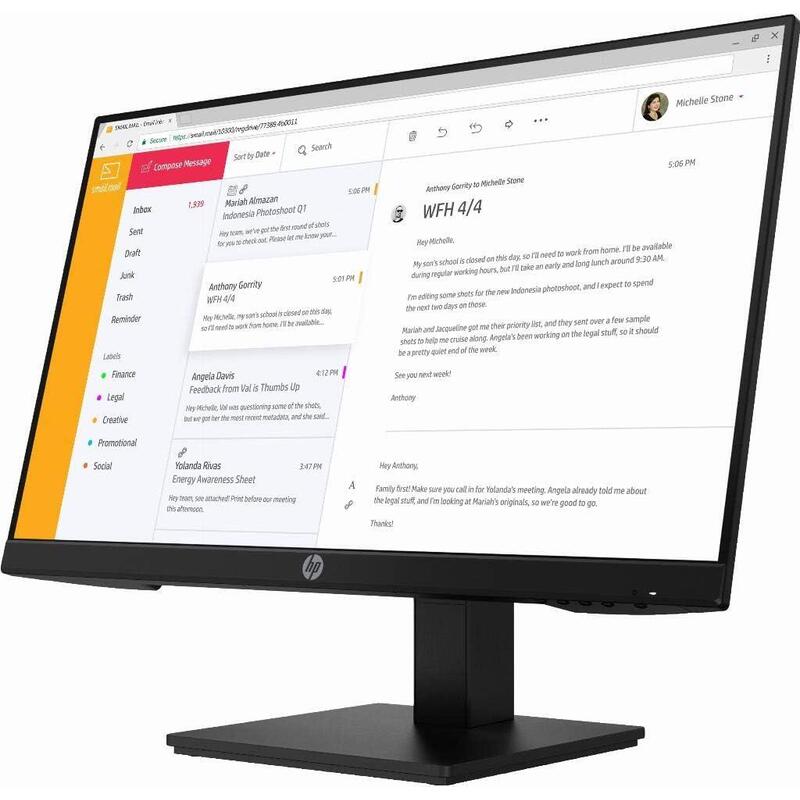Monitor Reacondicionado  Hp P24h G4  23.8"  Fhd (1920x1080) 16:9