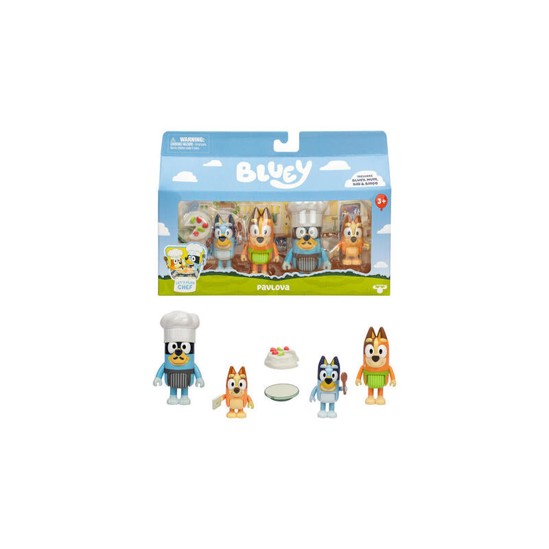 Moose Toys Ltd. Bluey - Figuren 4er Pack Pavlova 18916