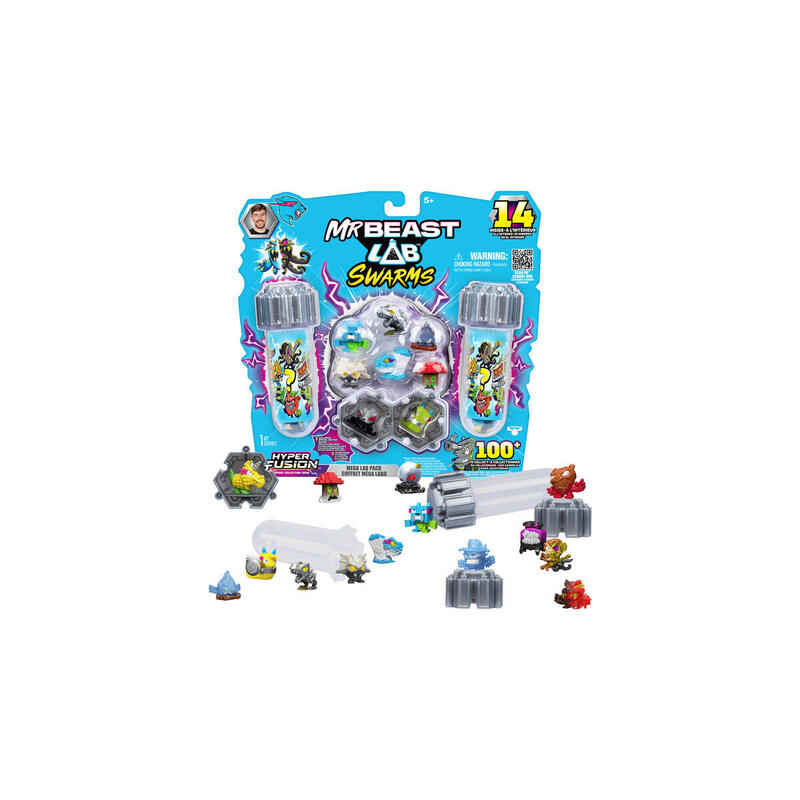 Moose Toys Ltd. Mrbeast Lab Swarms S3 Mega Lab 14 Pack - Avalanche Globe (Sortierter Artikel) 24787