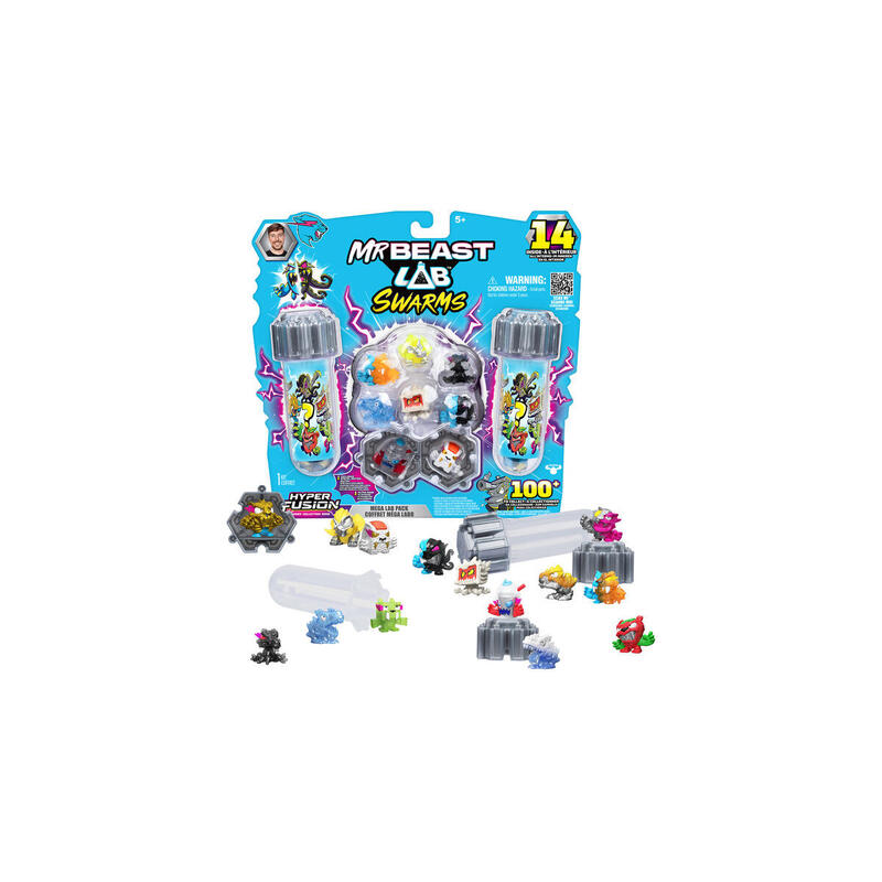 Moose Toys Ltd. Mrbeast Lab Swarms S3 Mega Lab 14 Pack - Steel Slushee (Sortierter Artikel) 24786