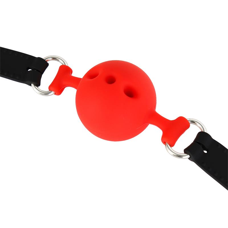 Mordaza Bola Silicona Transpirable M - 4.5 Cm