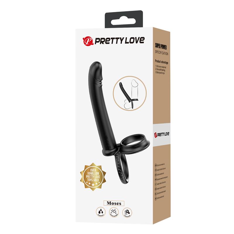 Pretty Love - Moses Anillo Doble Pene Para Donle Penetación Negro