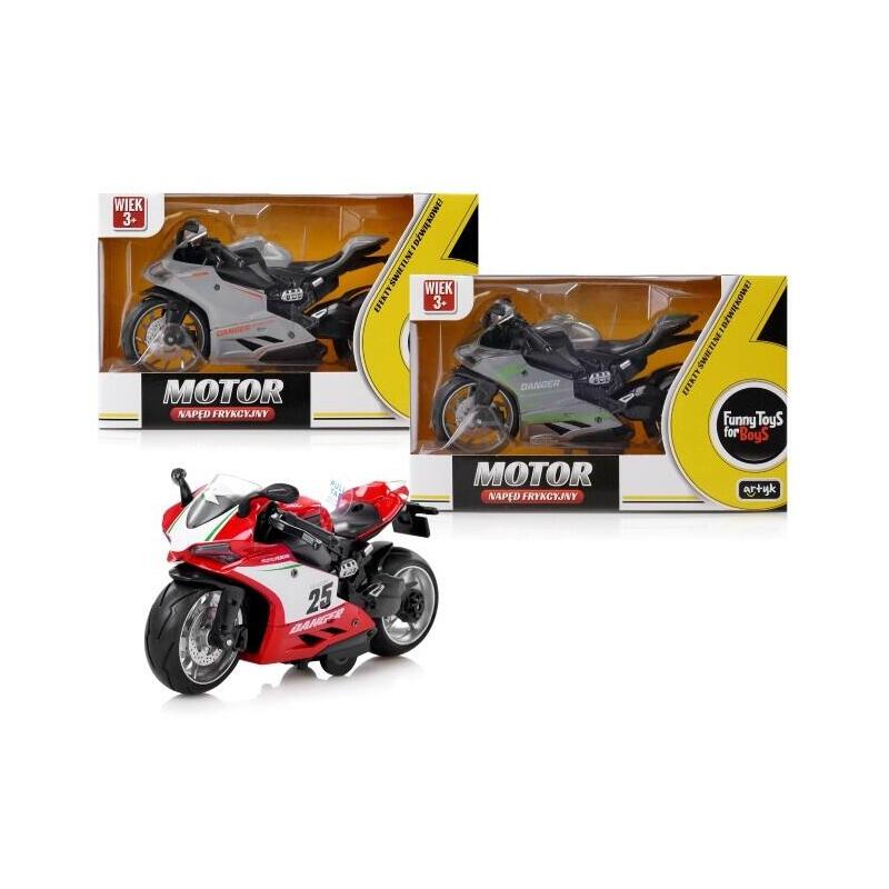 Motor Z Napedem Frykcyjnym Dzwiek, Swiatlo
