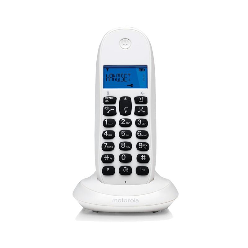 Motorola C1001cb+ Blanco Teléfono Inalámbrico