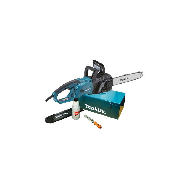 Motosierra Eléctrica Makita Uc4051ak Azul/Negro, 2000 Vatios Uc4051ak