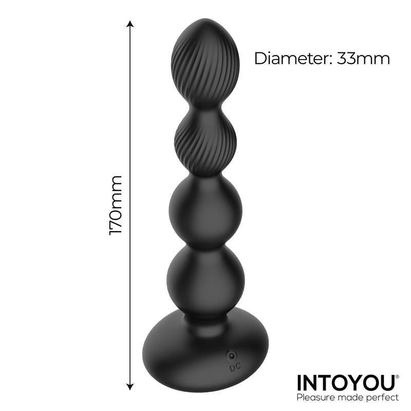 Mouve Plug Anal Con Waving Y Vibración Con Control Remoto 2 Motores