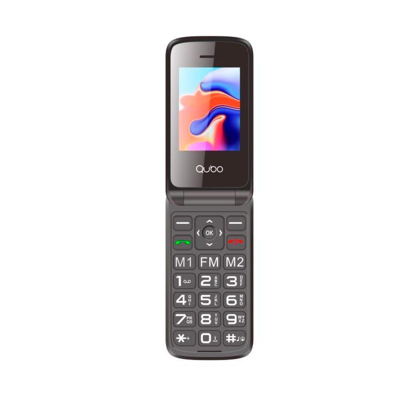 Móvil Qubo Senior X-247 2g Black  2.4"