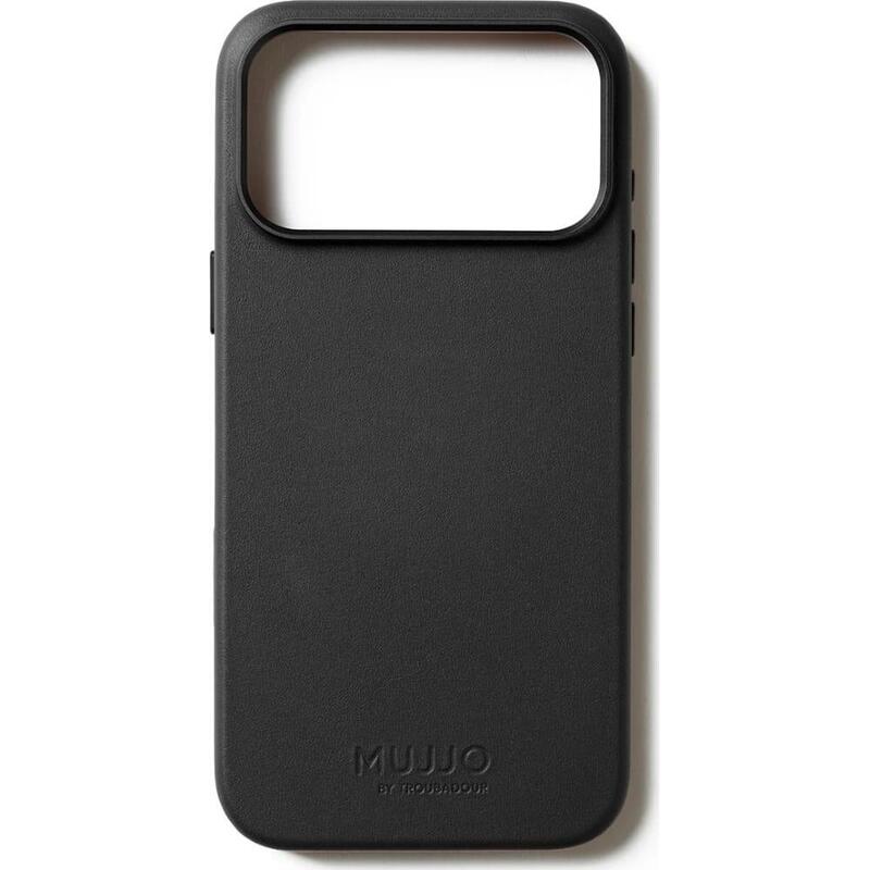 Funda Mujjo Full Leather Case Para Iphone 17 Pro Max Negra