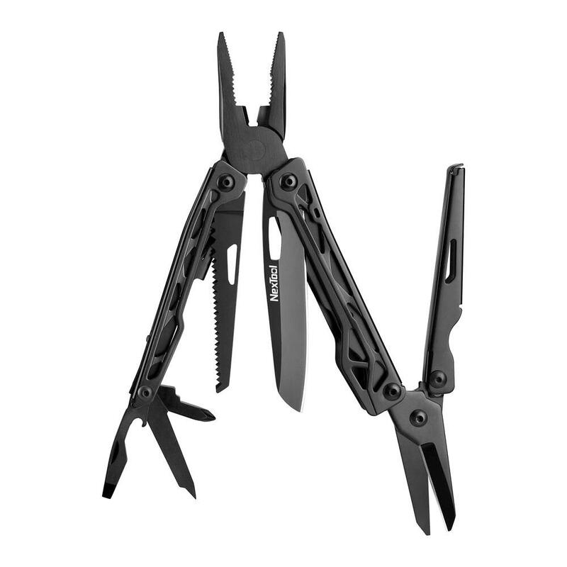 Multitool Nextool Black Knight 11 En 1 + Funda Para El Cinturón