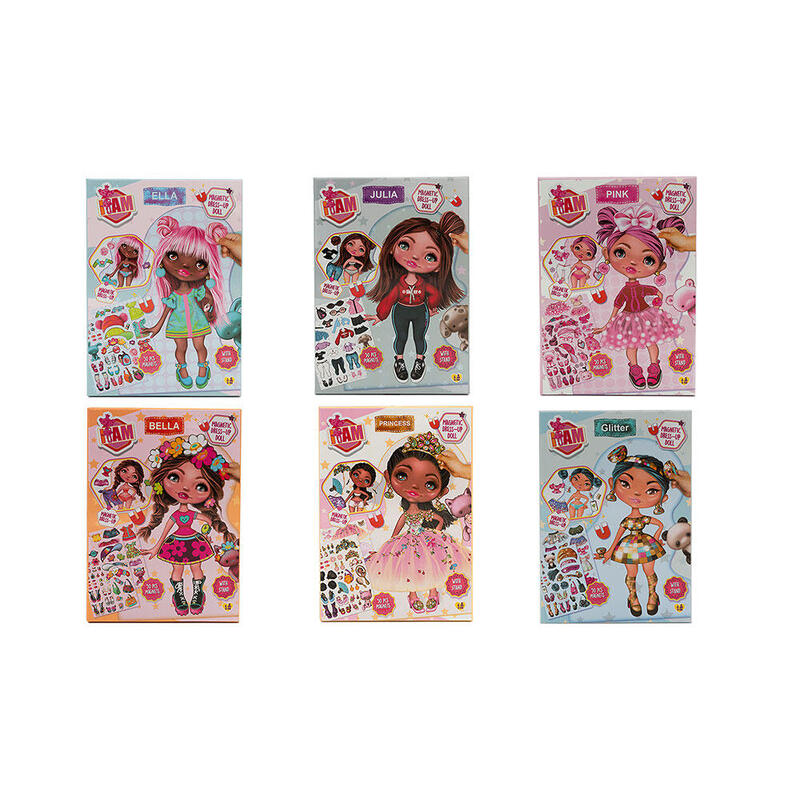 Muñeca Magnetica+Vestidos Intercambiables Iam Modelos Surtidos