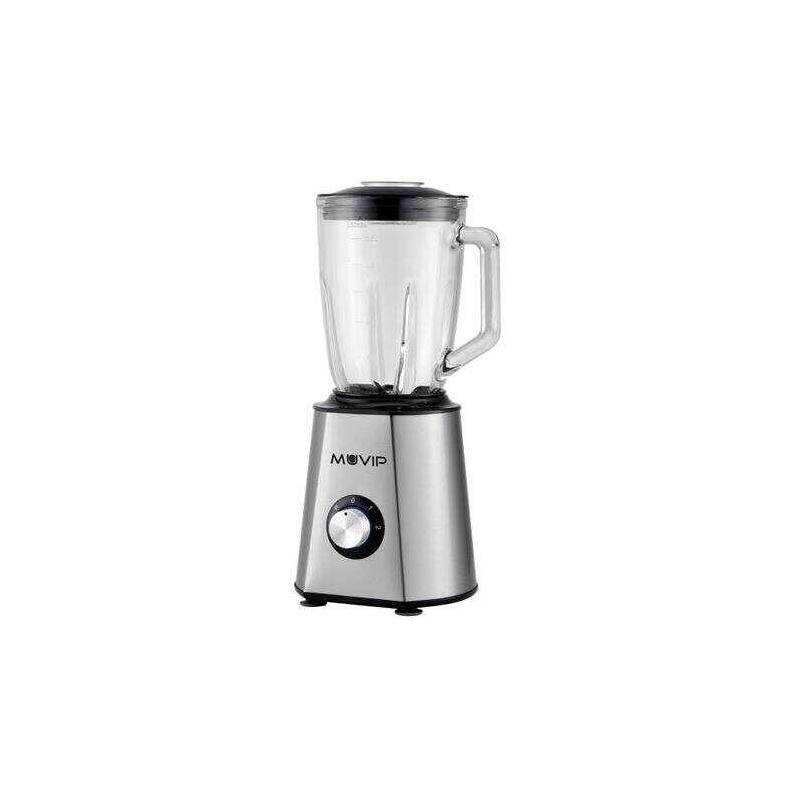 Muvip Batidora Inoxidable Vaso Cristal 1500w 1.5 Litros