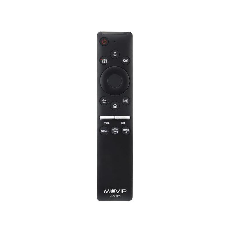 Muvip Mv0669 Mando Universal Para Samsung - Conexion Bluetooth - Botones De Acceso Rapido A Netflix, Prime Video Y