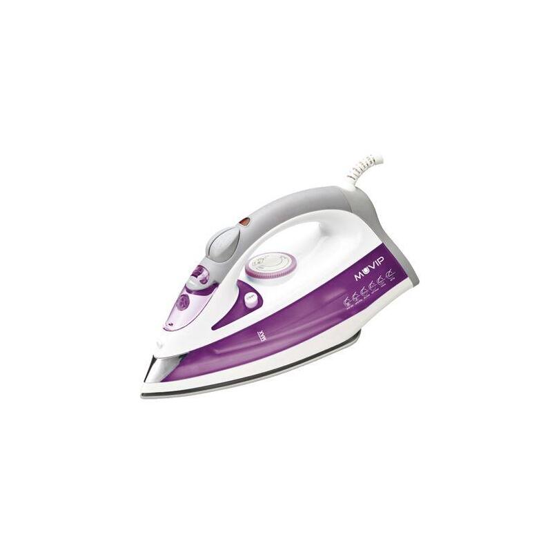 Muvip Plancha De Ropa Con Vapor 2200w - Suela De Ceramica - Deposito De 350ml - Control De Temperatura - Cable De 1.80m