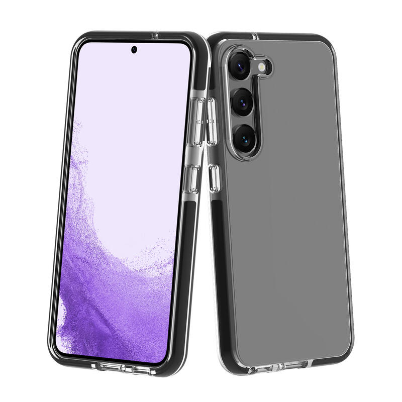 Muvit For Change Funda Shockproof 2m Compatible Con Samsung Galaxy S23 5g Transparente