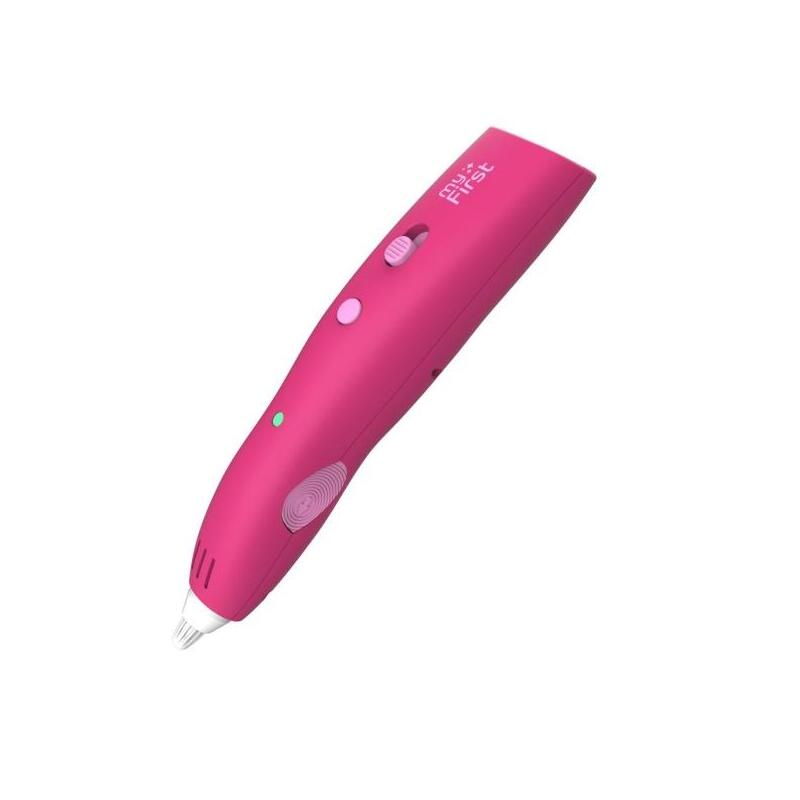 Myfirst 3d Pen Make - Lapiz Para Dibujar Con Filamentos De Baja Temperatura - Incluye + 25m De Filamento - Diferentes