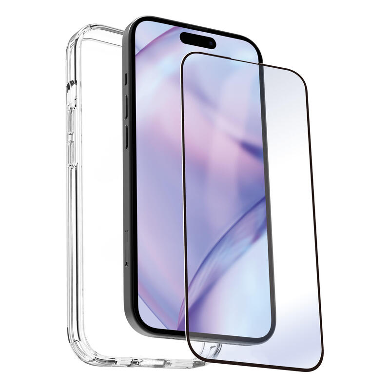 Myway Funda Compatible Con Apple Iphone 15 Plus + Protector Pantalla Vidrio Templado Plano