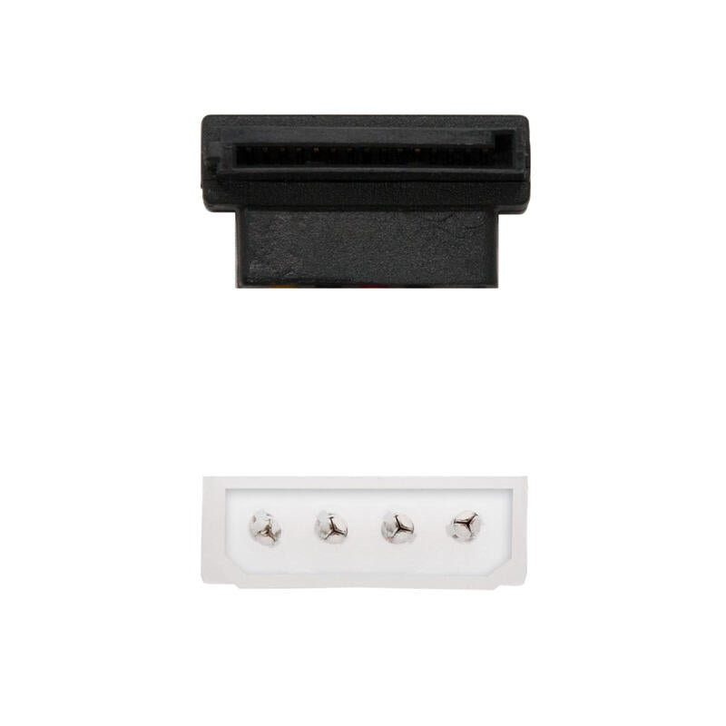 Nanocable Cable Sata Alimentacion Acodado 5.25" Molex 4pin Macho A Sata Hembra Oem 0.16m