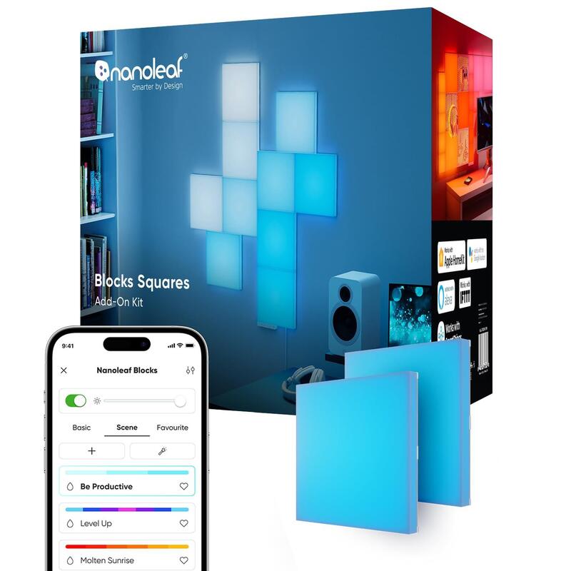 Nanoleaf Blocks Squares Expansion Pack, 2er-Pack