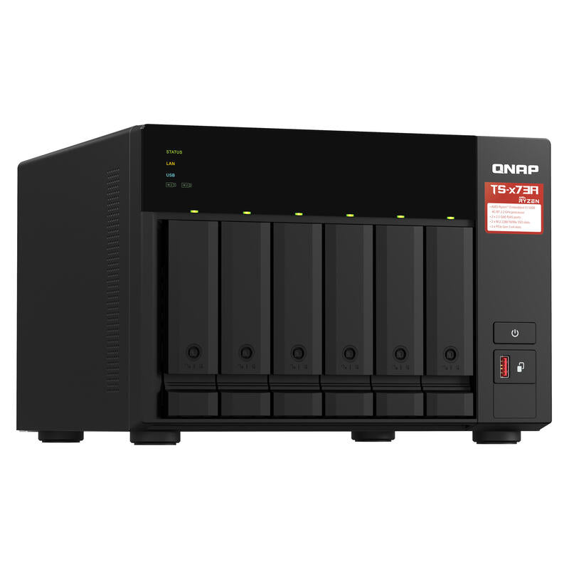 Nas Qnap Ts-673a-8g 6 Bahías 3.5'- 2.5' 8gb Ddr4 Formato Torre