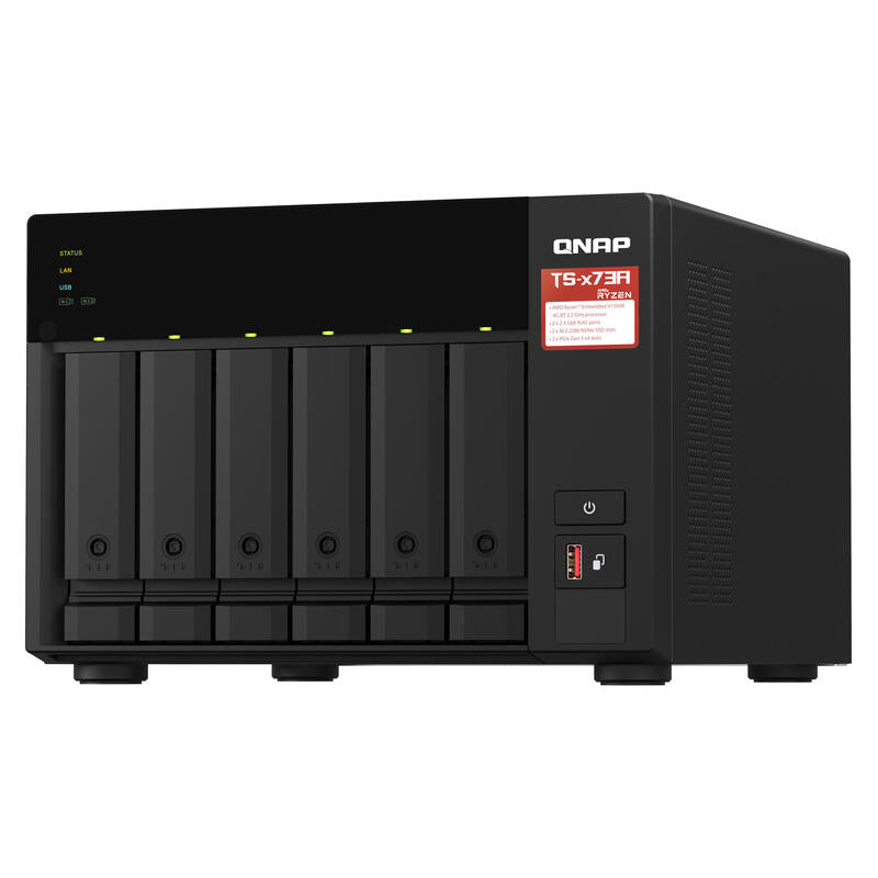 Nas Qnap Ts-673a-8g 6 Bahías 3.5'- 2.5' 8gb Ddr4 Formato Torre