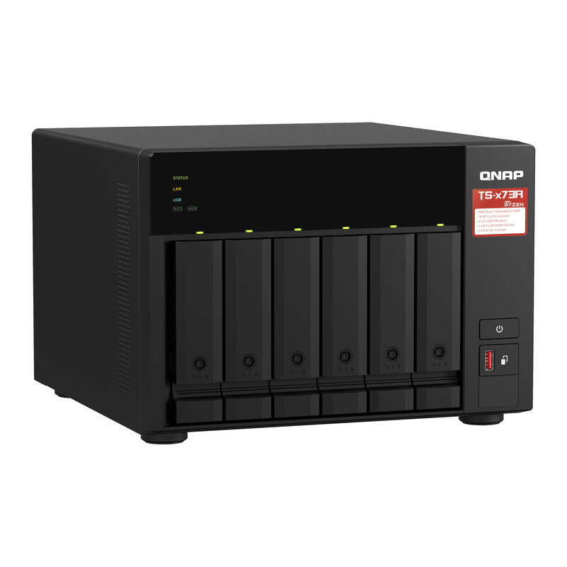 Nas Qnap Ts-673a-8g 6 Bahías 3.5'- 2.5' 8gb Ddr4 Formato Torre