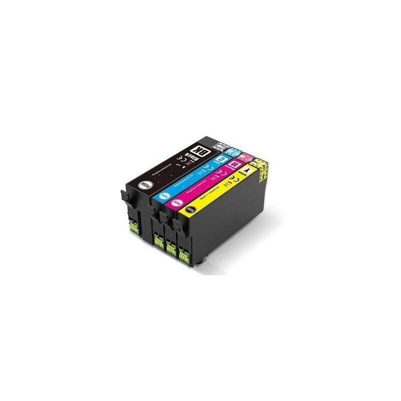 Negro 37ml Compatible Epson Wf-C4810dtwf-2.2k C13t09k14010
