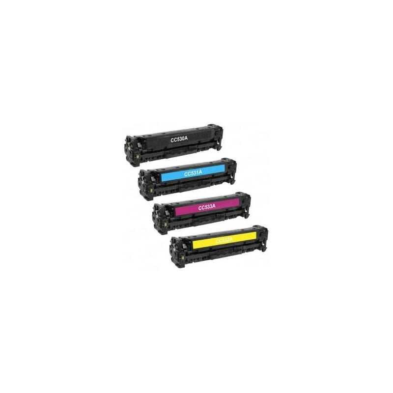 Negro Universal Hp Cc530a/Ce410x/Cf380a/X Canon 718bk-3.5k