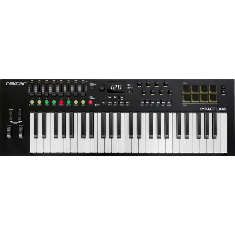 Nektar Impact Lx 49 Mkiii - Teclado Midi 49 Llaves Usb, Negro
