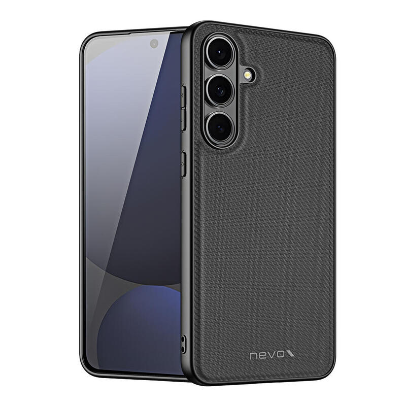 Nevox Styleshell Nylo, Funda Para Teléfono Móvil Negra, Samsung Galaxy S25 Fe 4250686415766.0